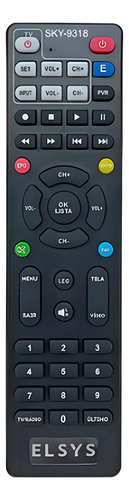 Controle Remoto Satmax 5 Etrs70 - Etgr34 Elsys