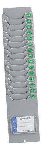 Suporte De Parede Para Cartões De Com 15 Slots De Bolso