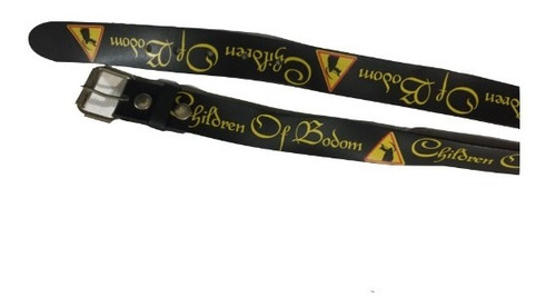 Cinturón Piel Children Of Bodom Rock Metal Unisex Negro