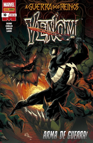 Venom - 10: Arma de Guerra!, de Bunn, Cullen. Editora Panini Brasil LTDA, capa mole em português, 2020