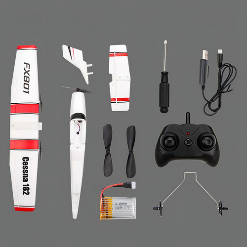 Brinquedos de avião RC para crianças, cor branca