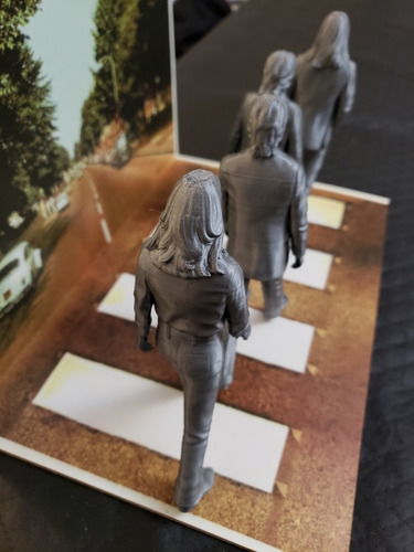 Beatles - Abbey Road - Impreso En 3d