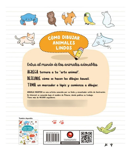 Cómo Dibujar Animales Lindos - Angela Nguyen, Español