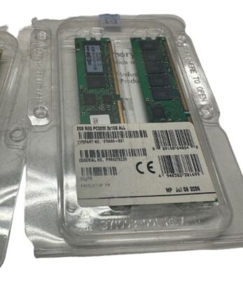 Hp 376639-b21 2gb (2x1gb) Pc3200 Memory For Hp Proliant  Yyd