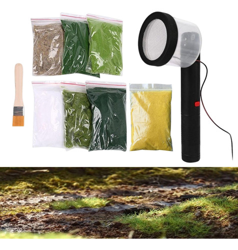 Macetero De Césped Estático, Máquina De Flocado