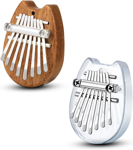 2 Piezas Mini Kalimba Piano De Pulgar Piano De Dedo Mbira