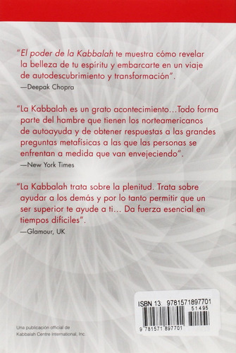 El Poder De La Kabbalah: The Power Of Kabbalah, Spanish-l...