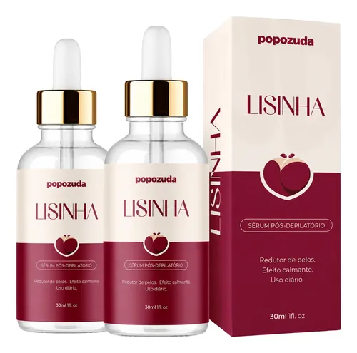 2 Lisinha Serum Telocapil Reduz Pelos Corporais P Depilacao