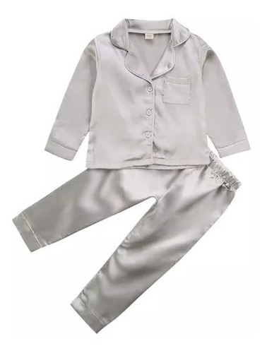 Pijama Niño Niña 2 Pzas Pantalon Y Camisa Manga Larga Blusa 