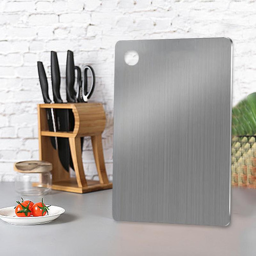 Tabla De Cortar De Acero Inoxidable, Placa Para Descongelar