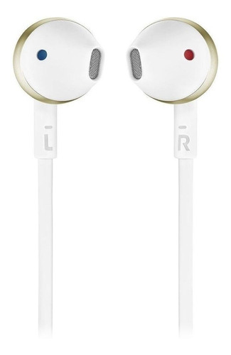 Fone de ouvido sem fio JBL T205BT champagne gold