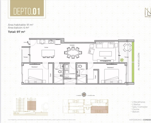 Pre-venta De Departamento Nuevo  En La Condesa $ 8,326,844.0