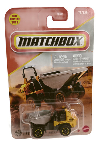 Matchbox Construccion Camion Mbx Lil Dumper 1:64 Amarillo