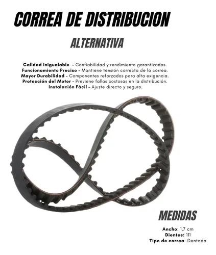 Kit Distribucion Correa Tensor + Filtros Onix 1.4 2019 2020