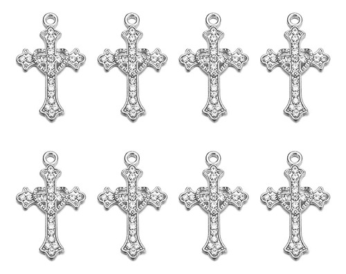 40 Piezas Diamantes Imitación Aleación Cruz Religiosa Virgen