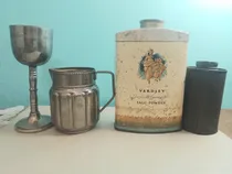 Comprar Lote De Antigüedades  Talqueras, Lechera Y Copa Germany