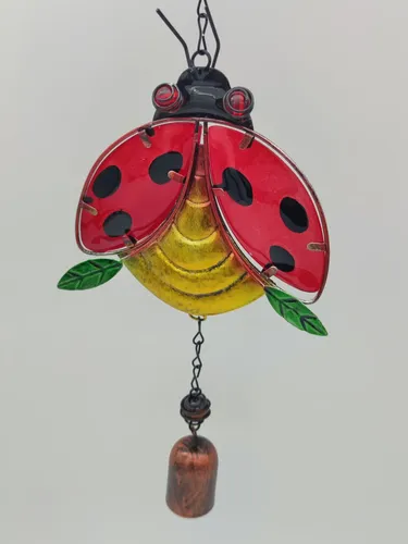 Campanilla De Viento De Metal Dorado - Colgante Decorativo Para Hogar, Ideal Para Cumpleaños, Bodas Y Navidad, Tamaño 2.7x2.9 Cm