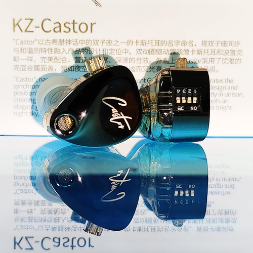 Auriculares Intraurales Kz Castor Hifi Dual-dynamic