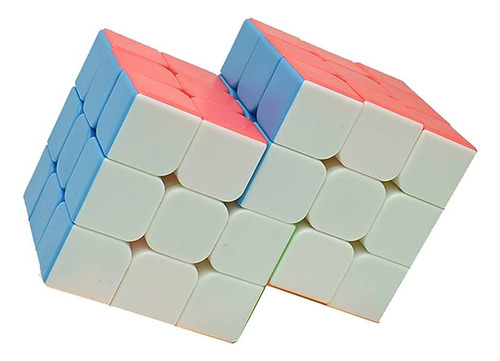 Siamés 3x3 Cubo Rubik Modificado Alta Calidad - Stickerless