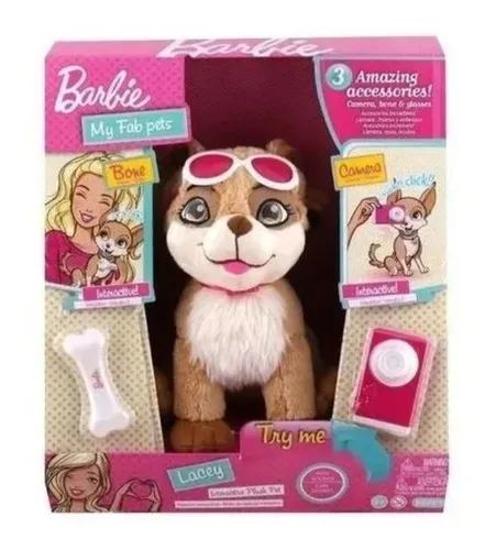 Perro Interactivo Barbie Lacey Con Accesorios