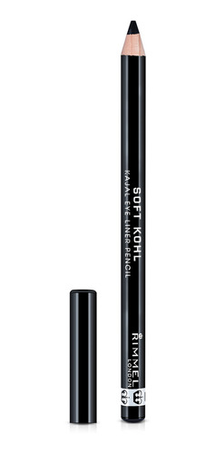 Imagen 3 de 7 de Delineador En Lápiz Rimmel London Soft Kohl Kajal Jet Black