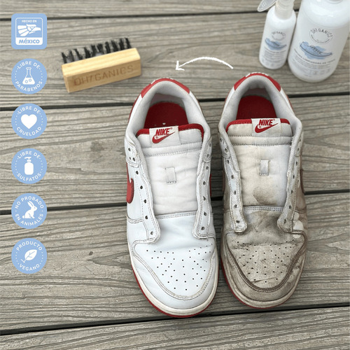Ohganics Limpiadora De Tenis 500 Ml + 1 Pz 100 Ml Cepillo