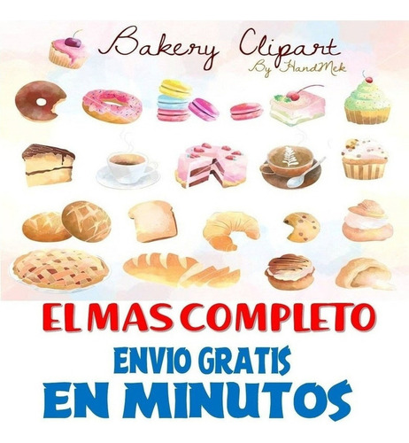 Pack Imagenes Dulces Panaderia Dona Merienda + Regalo A1