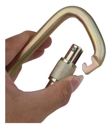 40kn Clip Mosquetón Bloqueo De Tornillo For Acampada
