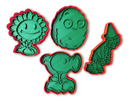 Cortantes Galletas Compatibles Con Plantas Vs Zombies X4