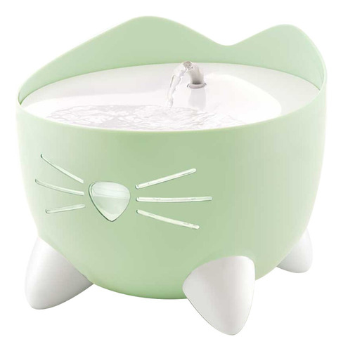 Cat It Fuente Bebedera Pixi 2.5lts Color Menta Para Gatos