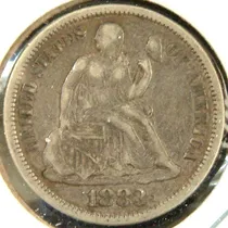 Comprar 1883 Diez Centavos One Dime Seated Liberty Plata Patina
