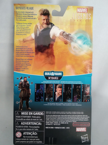 Ulysses Klaue Black Panther Baf M'baku Marvel Legends