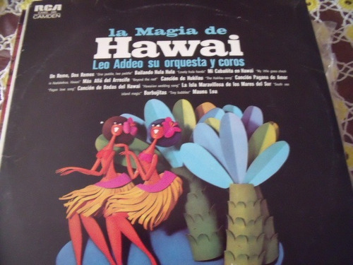 Lp La Magia De Hawai Leo Addeo  Su Orquesta Y Coros