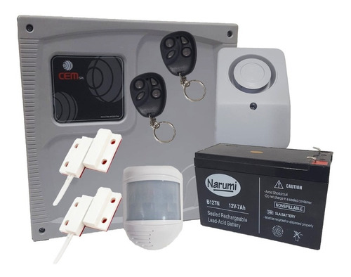 Kit Basico De Alarma Domiciliaria Cem