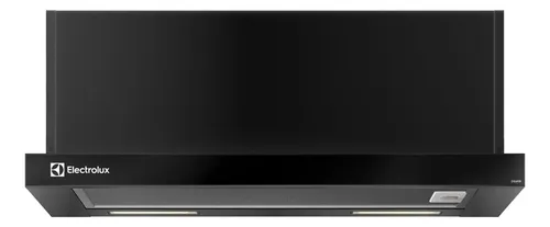 Depurador de Ar Electrolux Efficient DE6RB 60cm Retrátil Aço Inox cor Preto
