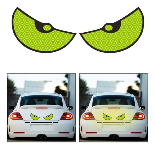 Etiqueta Engomada Del Coche De Los Etiqueta Engomada Verde