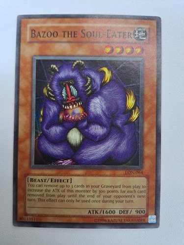 Bazoo The Soul Eater Lon-064 Super Rare Yugioh 