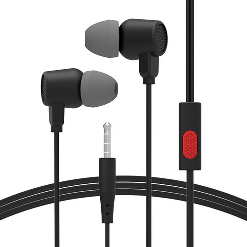Auriculares Manos Libres Sound In-ear Bass Plug Jack 3.5mm ® Color Negro