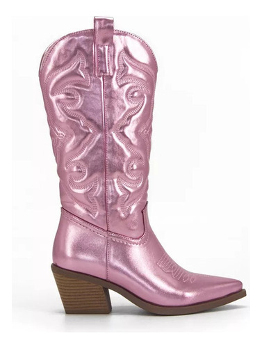 Botas De Caballero Para Mujer Zapatos Altos Para Mujer Rosa