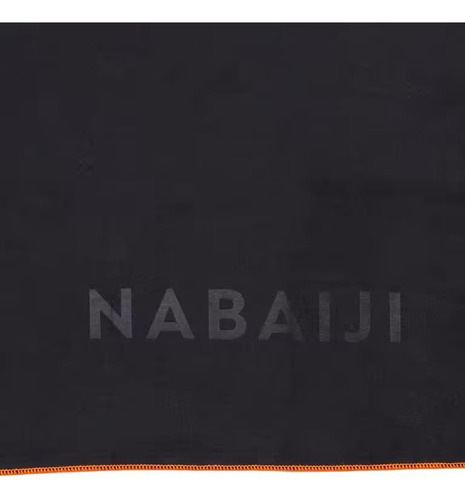 Toalla Microfibra Gris Oscuro Talla M 60x80 Cm Nabaiji