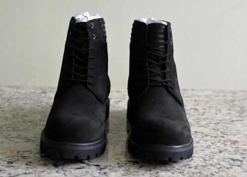 Bota Timberland Factory 73 Preta Couro Nova Original | Mercado Livre