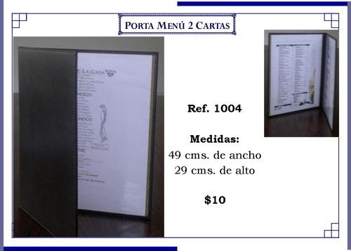 Imagen 4 de 10 de Porta Menú