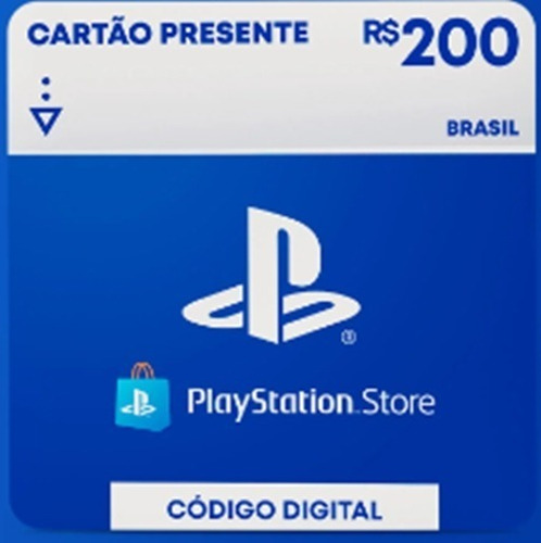 R$200 Playstation Store - Cartão Presente Digital [brasil]