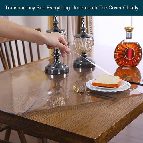 Pvc Office Desk Pad Clear Writing Computer Desk Top Cover...