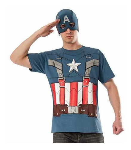 Disfraz De Rubie Men's Marvel Universe, Capitán América: The