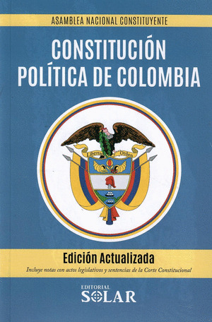 Libro Nueva Constitucion Politica De Colombia