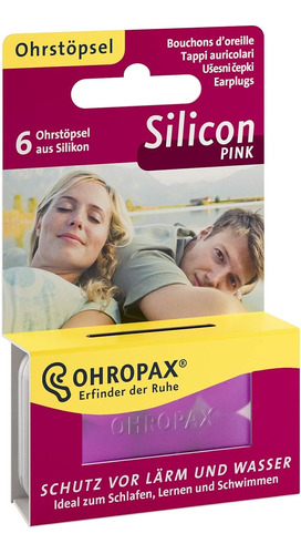 Protetor Auricular - Ohropax Silicon Pink - 3 Pares