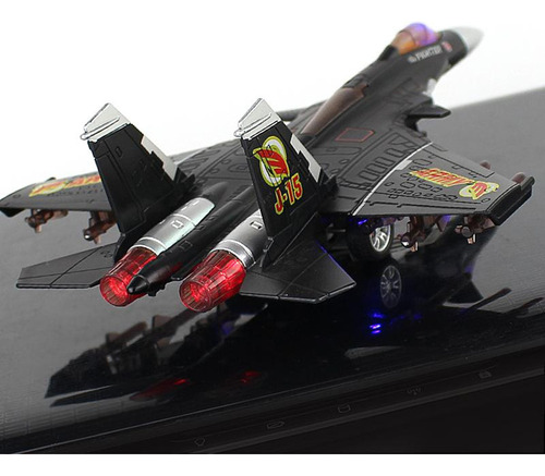 1:100 Escala China J15 Modelo De Avión Fundido Aviones