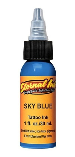 Sky Blue Eternal Ink 1 Oz Pigmento Tinta Para Tatuar