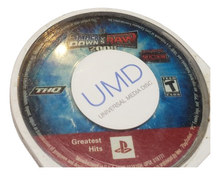 Smackdown Vs Raw 2008 Psp Umd Usado 